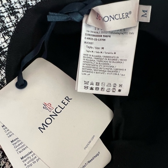 MONCLER Cotton-blend tweed bucket hat main image 10